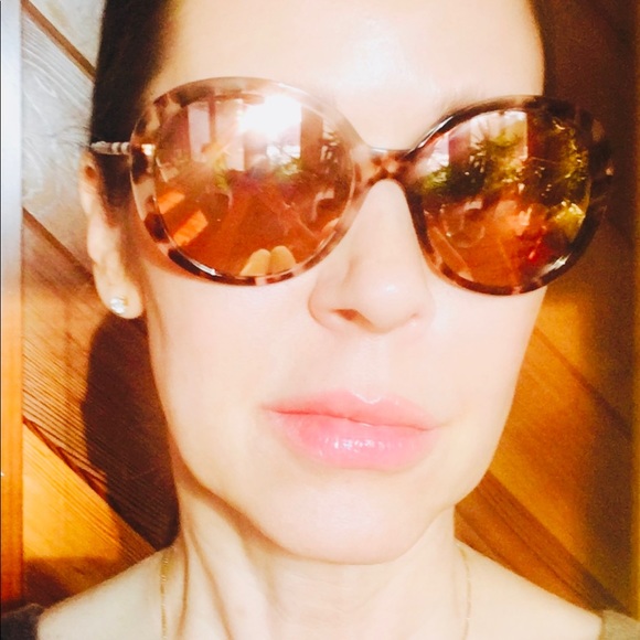 BURBERRY CHECK TEMPLE ARMS MIRRORED ROUND SUNNIES - Picture 12 of 16